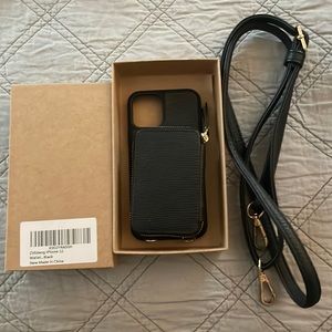 iPhone 12 wallet with shoulder strap